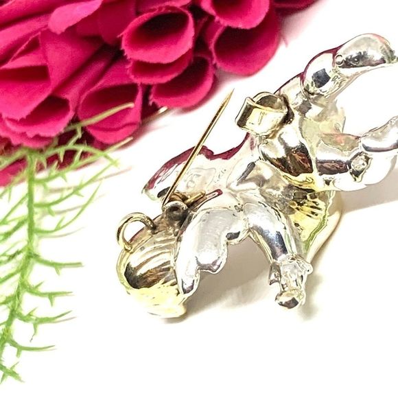 VINTAGE⚜️Sterling Artisan SAM PHILIPE Cherub Pin - Picture 11 of 14